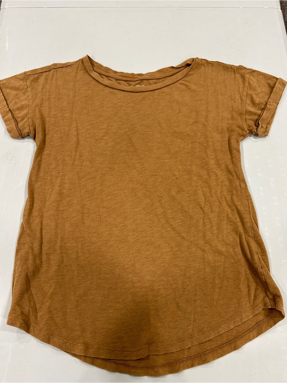 Maurices Soft Short Sleeve Tee in Warm Caramel